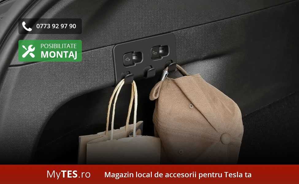 Carlige agatare / organizare portbagaj - Tesla Model 3 / Y