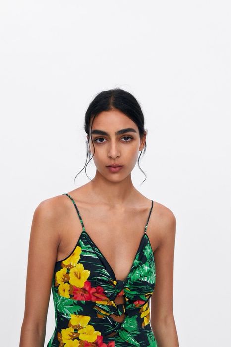 ZARA флорална рокля