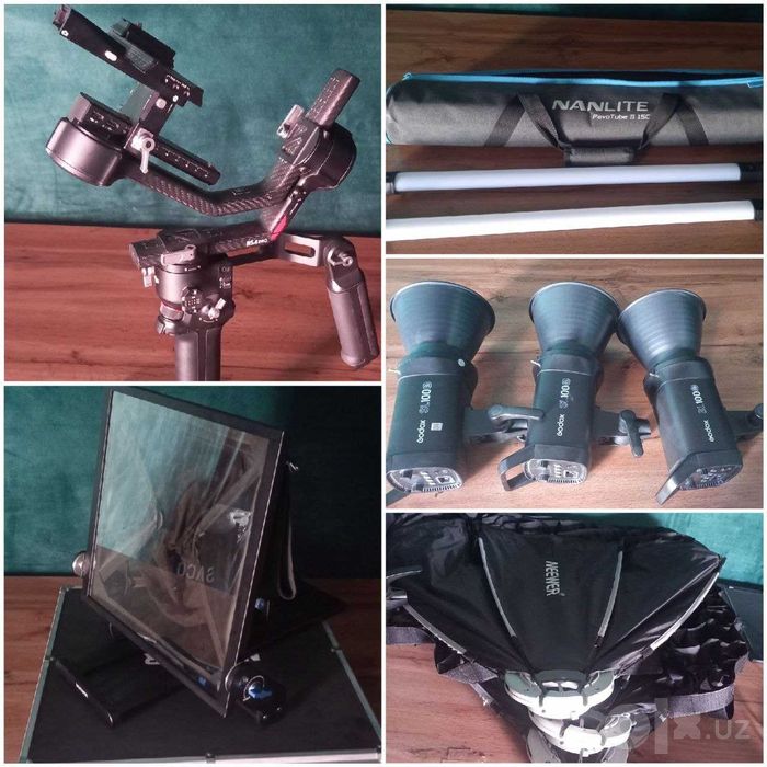 Studiya SMM uchun godox runin telesuflor nalaytlar