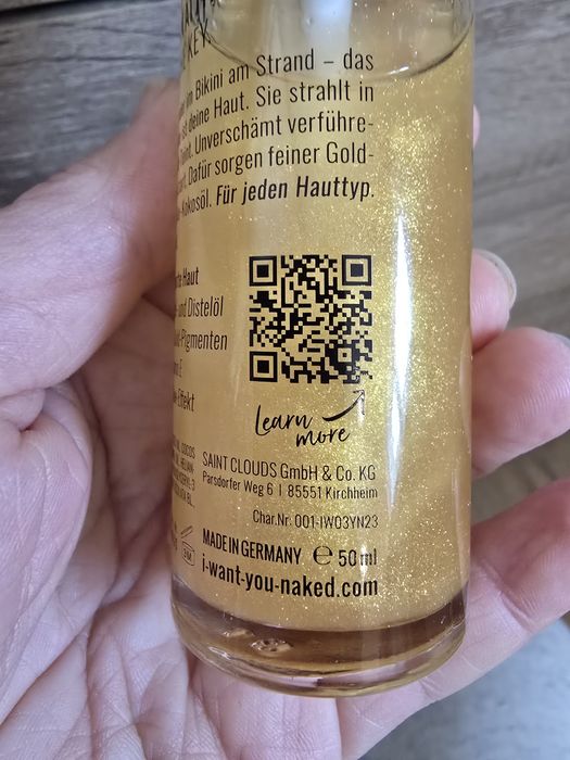 Блестящ лот масла за тяло