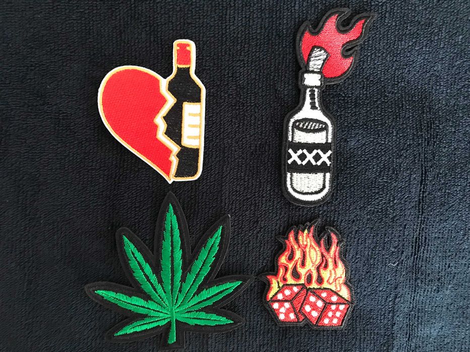 Petic/Patch/Emblema brodat geaca/vesta/etc piele/textil moto/rock/punk