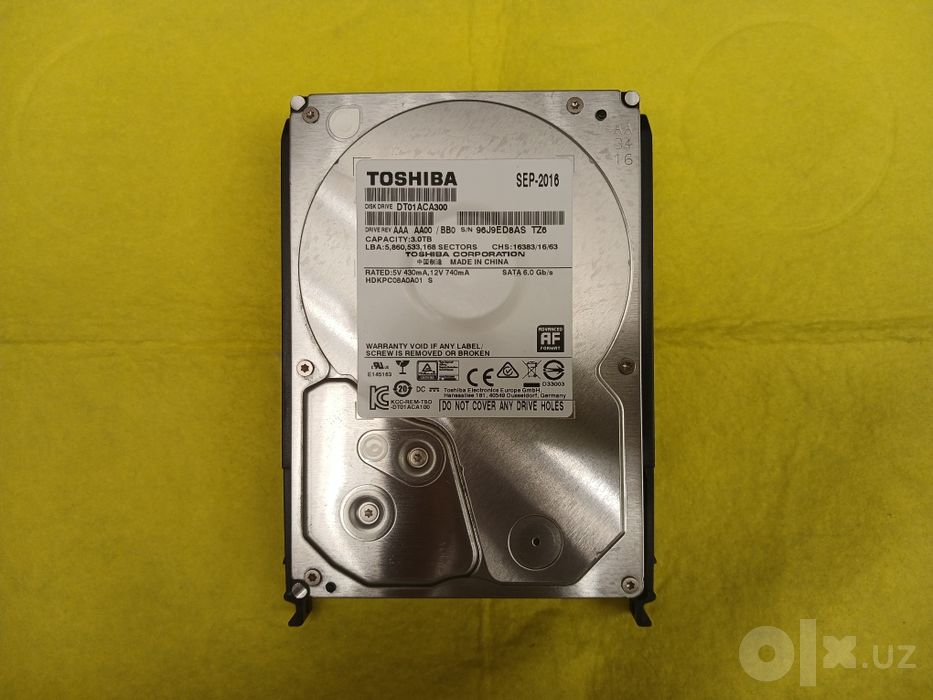 [Dostavka] 3 TB Qattiq disk (HDD) / Жесткий диск (HDD) 3 ТБ