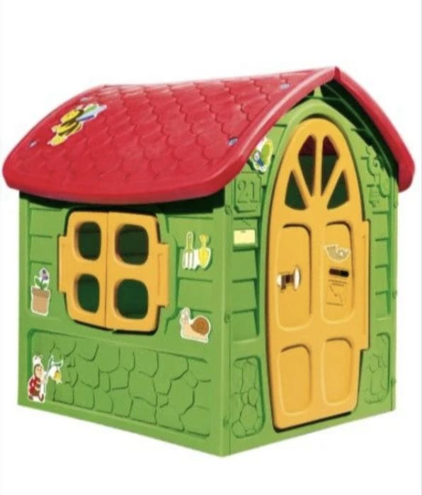 Casuta si tobogan Dohany pentru interior exterior  Nou diverse culori
