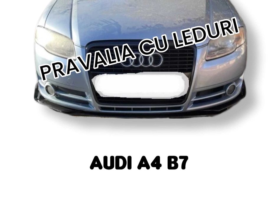 Lip prelungire ornament pentru bara fata adaptabil pe Audi A4 b7