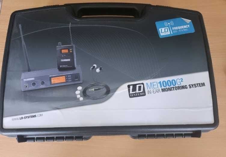 LD Systems MEI 1000 G2 Wireless In-Ear Monitoring System – stare excelentă