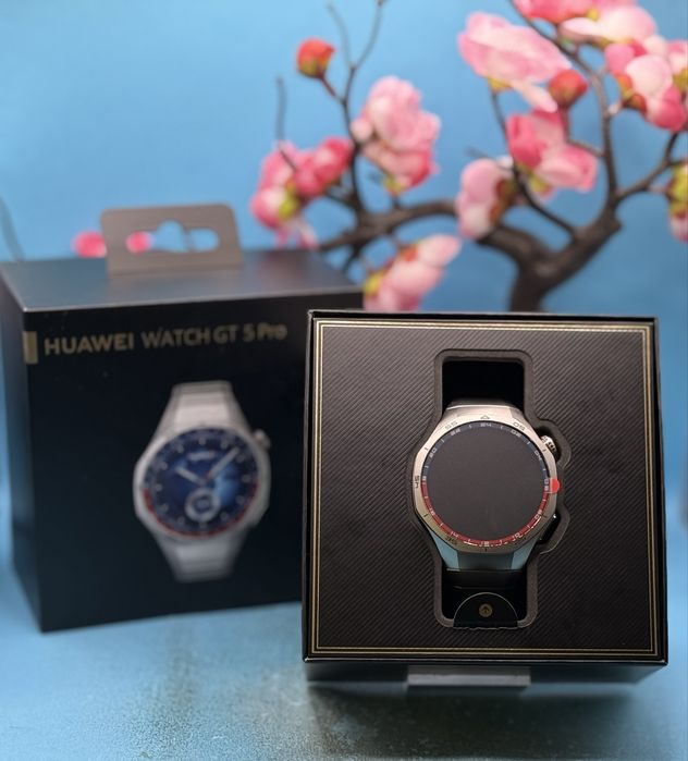 НОВ!!! Смарт часовник Huawei Watch GT 5 Pro, 46mm, Titanium
