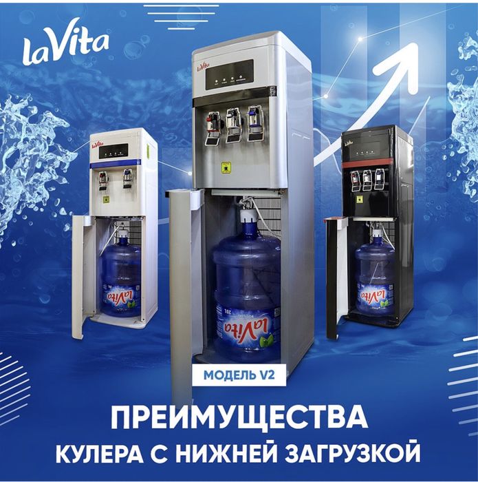 Кулер для воды LaVita с нижней загрузкой бонус 220.000 сум