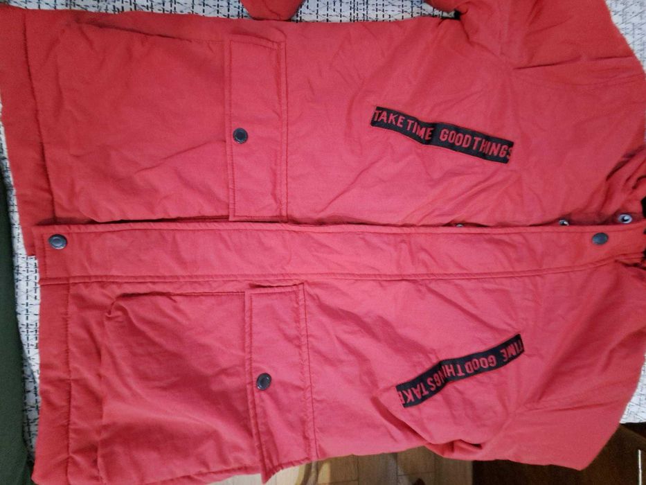 Детско зимно яке/палто с качулка 158-164, 12-13 години