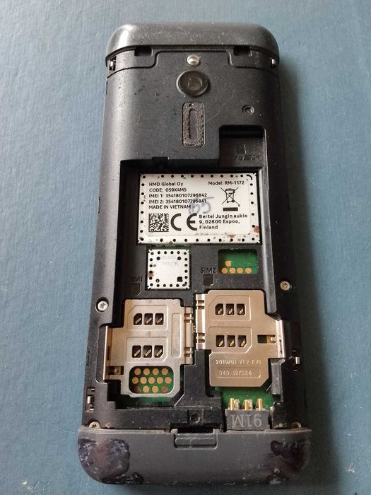 Nokia 230 rm 1172 Bg menu, dual sim (без батерия)