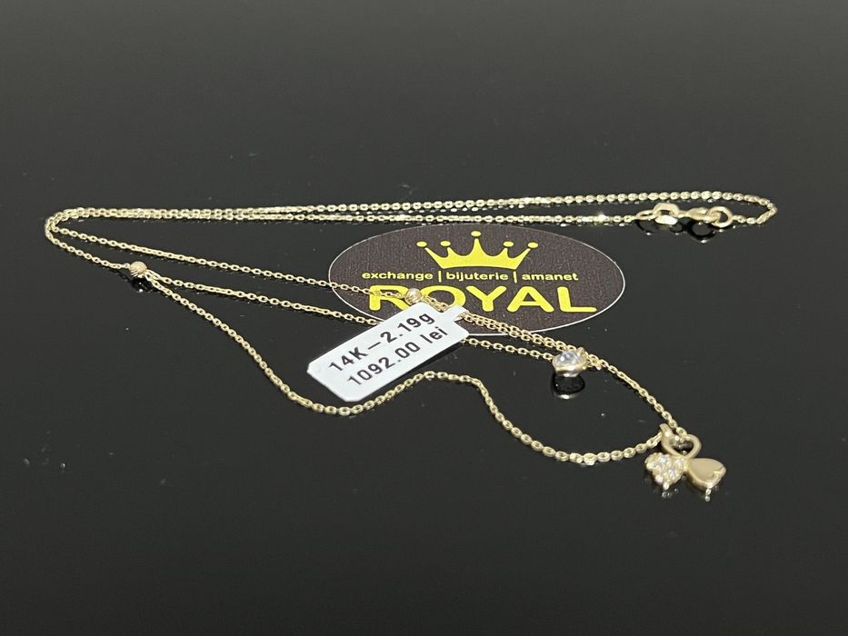 Bijuteria Royal CB : Lant aur 14k 2,19 grame