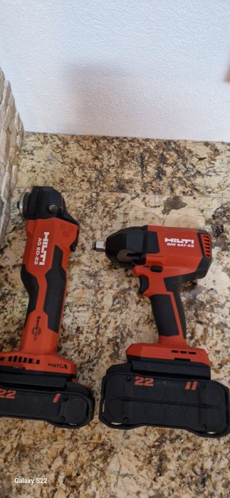 Hilti polizor, impact pe acumulator