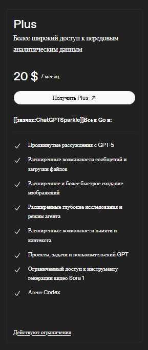 ChatGPT+Plus На 1 мес. Очень ДЕШЕВО И БЫСТРО