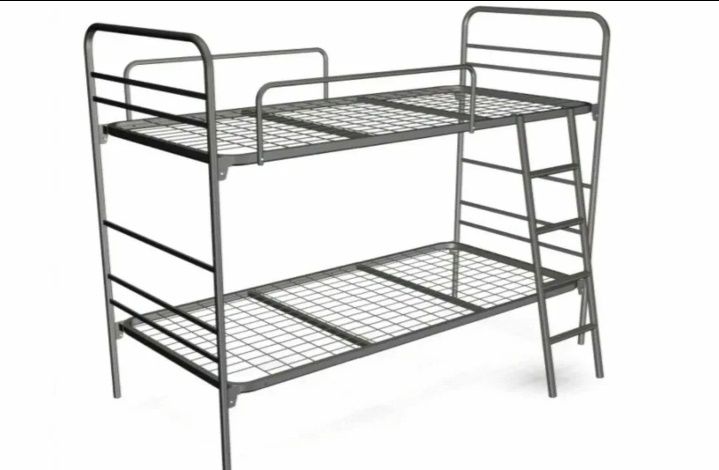 Бесплатная доставка! Кровать металлическая двухъярусная