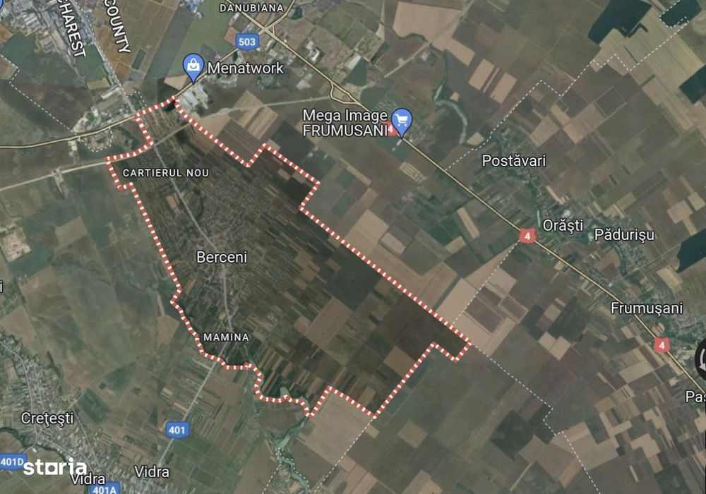 Vila si teren com Berceni, jud Ilfov