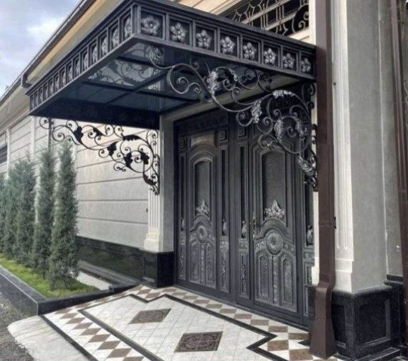 Изготовление навесов решетки перила фермы заборы ограждения. Качество