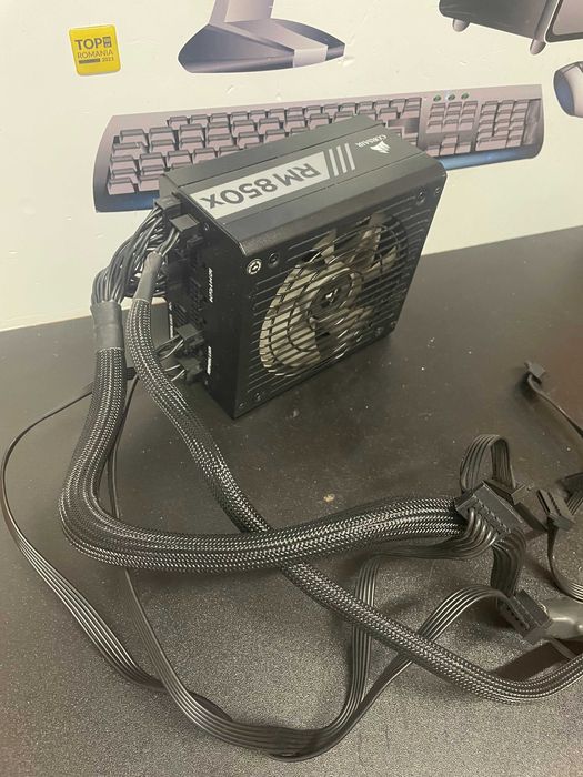 Sursa de alimentare modulara 850w Corsair RM850X, impecabila, garantie