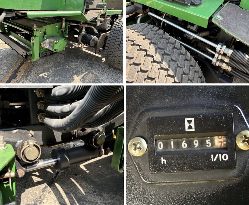 John Deere 2653A - Mașină profesională de tuns gazon cu 3 cilindri de tăiere / Motor diesel / Recent adus din Germania / Servo