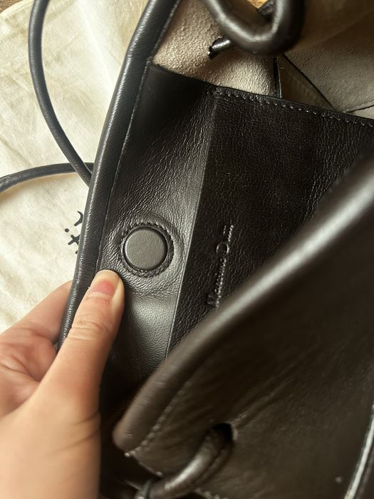Massimo Dutti – дамска чанта през рамо от естествена напа кожа