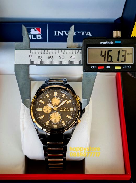 INVICTA Vulture black 46 mm, Инвикта нов ръчен часовник