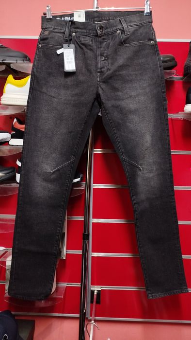 Оригинални дънки G-Star Raw D-Staq W31 нови мъжки черни slim  5 pocket