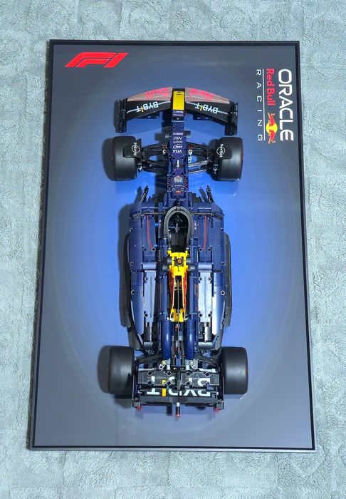Lego картина болид Формула 1, 3D рамка Red Bull