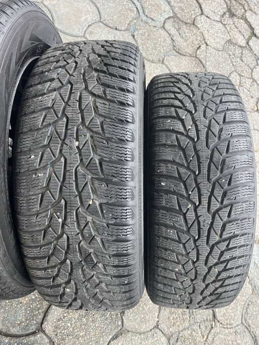 Jante 5x112mm anvelope iarna 215/60 R16 VW Passat, Audi, Seat, Skoda