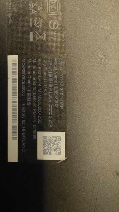 Laptop Lenovo Yoga