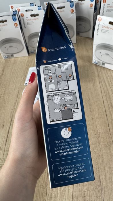 Detectoare de fum noi sigilate