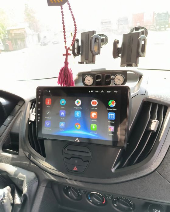 Navigatie android Ford Transit Waze YouTube GPS