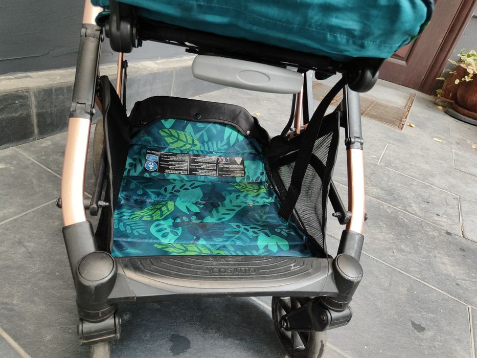 Сгъваема бебешка количка + двулицево чувалче за крака Cosatto Woosh 3
