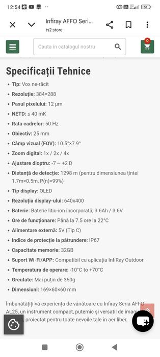 Camere termoviziune infiray