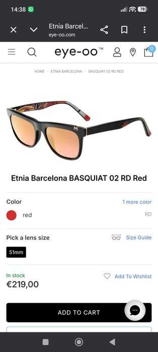 Ochelari soare Etnia Barcelona