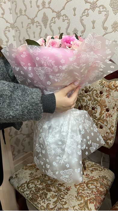 Букет 25 штук розы