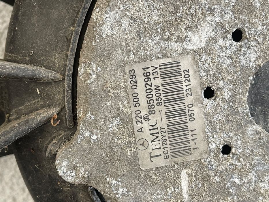 Electroventilator Mercedes-Benz E-Class W211 2002 - 2009 A2115000493 /