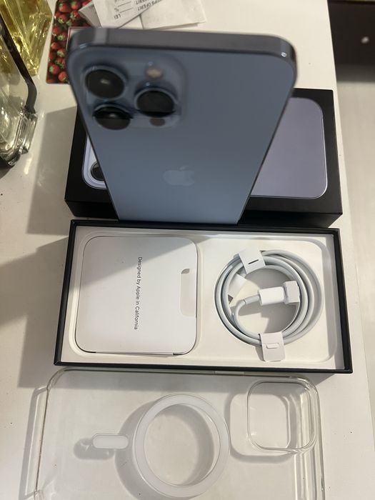 Iphone 13 Pro Max 128GB Sierra Blue Full Box !