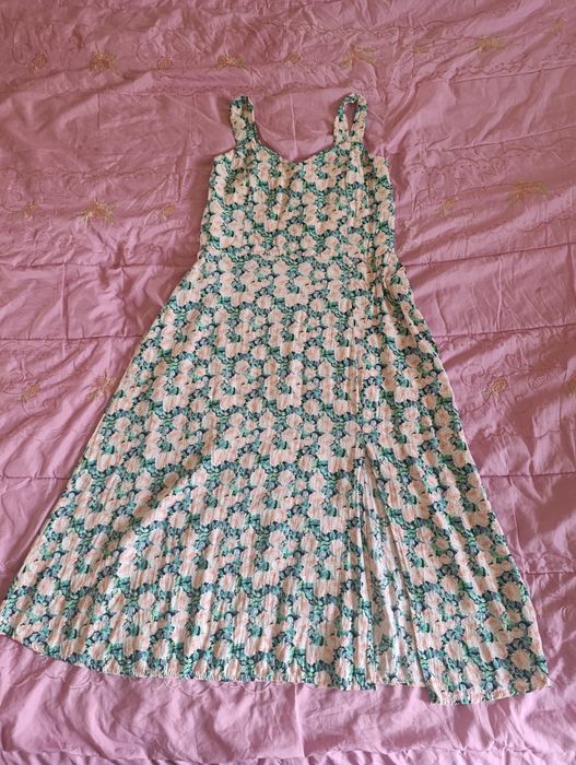 Сарафан для девочки на лямках