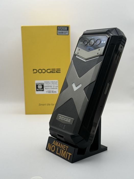 Doogee V Max Plus 512GB / 36GB RAM Baterie 22000mAh Garantie 12 Luni.