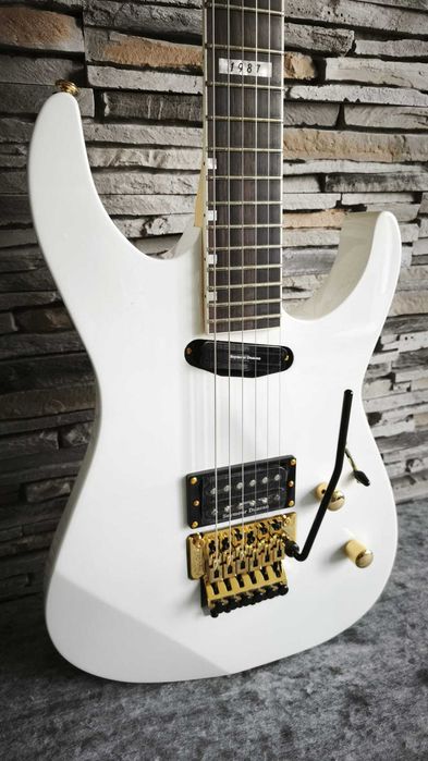 Chitară electrică ESP LTD Mirage Deluxe ’87 Snow White - Korea - Floyd Rose - Seymour Duncan - NOUĂ - GARANȚIE!