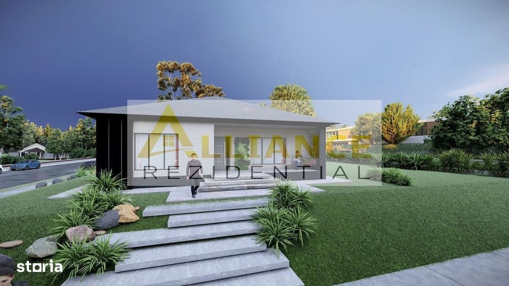 Casa parter moderna | 95 mp utili | 356 mp teren | Incalzire in pardos