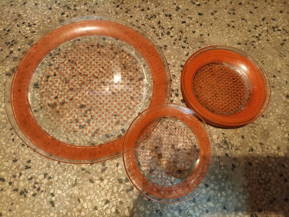 Стъклен сервиз за торта