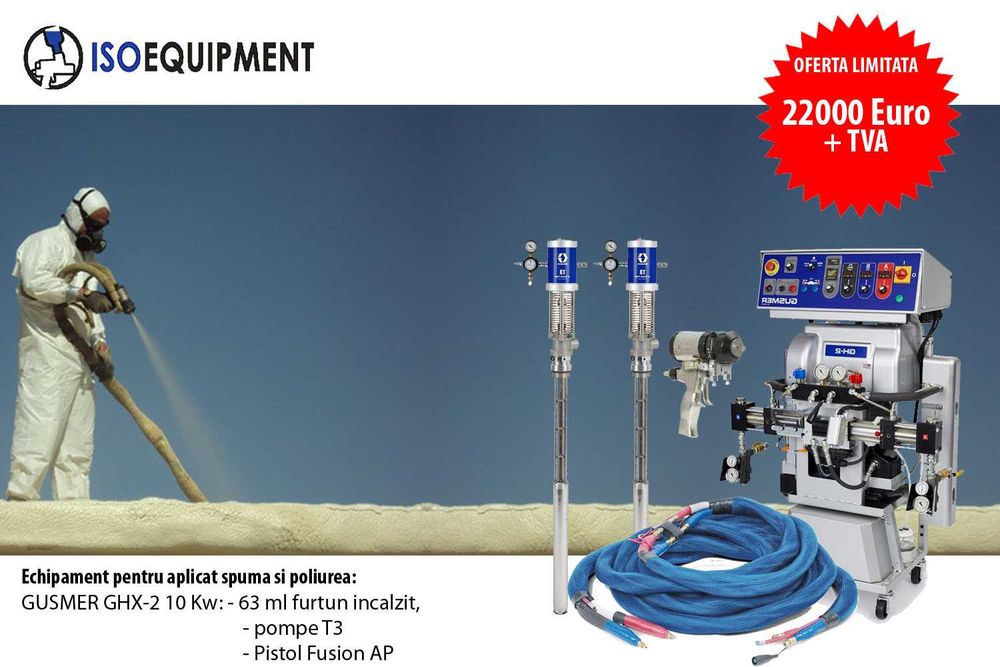 Echipament Gusmer pentru spuma si poliurea