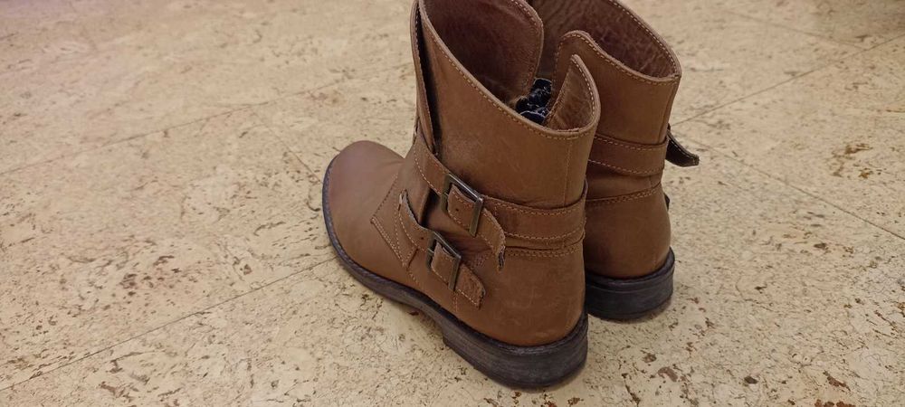 Дамски боти естествена кожа Pier One