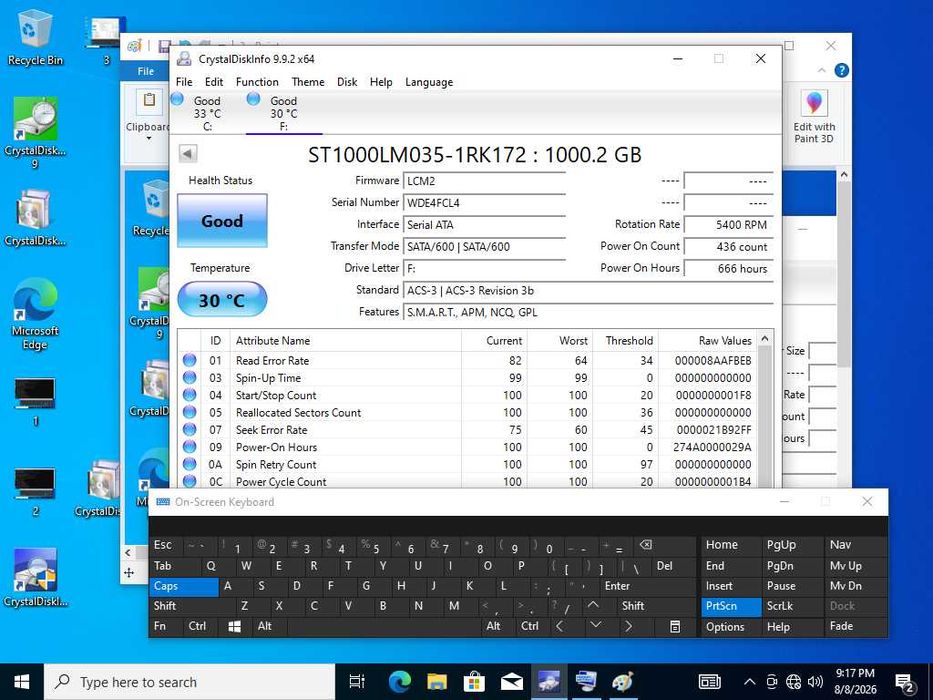 HDD Laptop 1TB Seagate