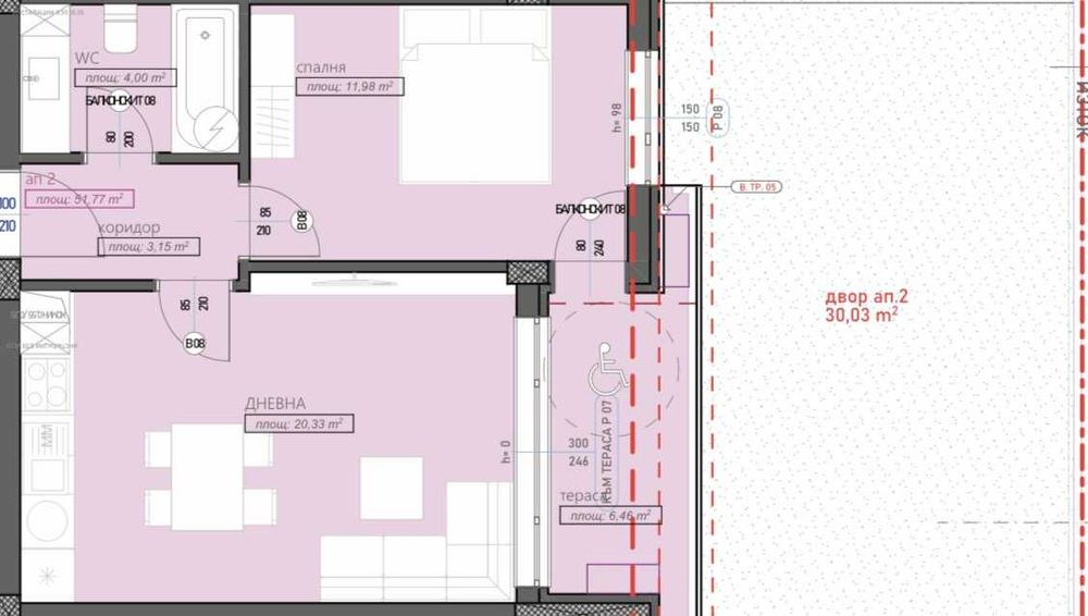 Продава двустаен апартамент с двор кв. Железник БЕЗ КОМИСИОНА
