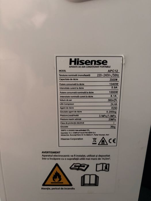 Aer conditionat portabil
