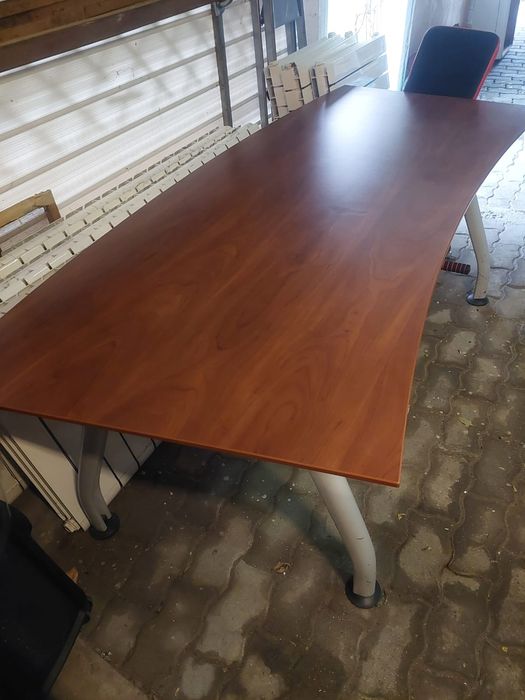 Masă de birou Mobexpert blat din lemn