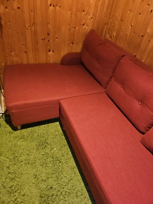 Coltar extensibil Ikea cu lada depozitare ca NOUA