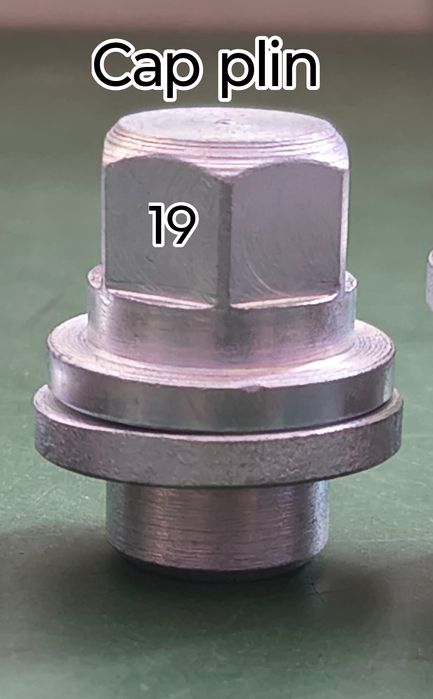 Piulițe prezoane pline pt Jaguar M12 x1.5 cu șaibă plata și guler