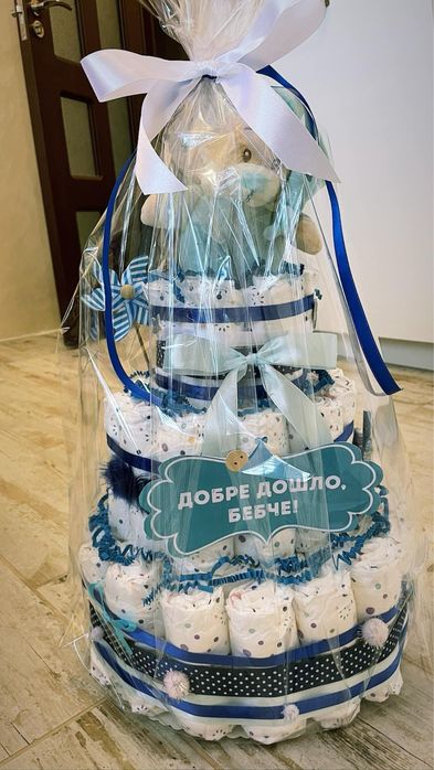 Торта от памперси