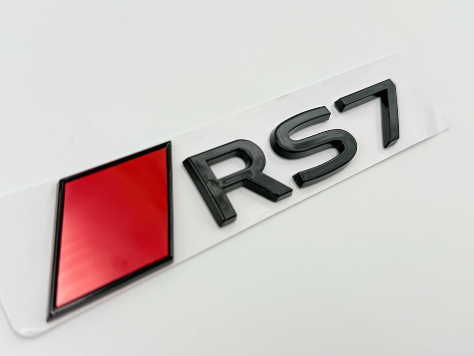 Emblema AUDI RS7 spate negru NOU